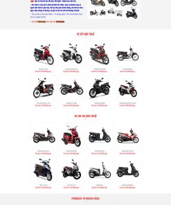 Web bán hàng xe máy