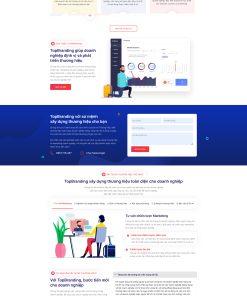 Mẫu web giới thiệu thương hiệu