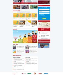Mẫu web trung tâm ngoại ngữ